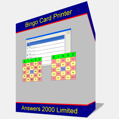 Bingo Card Printer